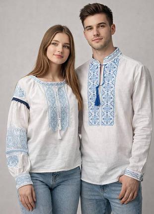 Вышиванки вышиванка женская 6246 мужская вышитая рубашка s015