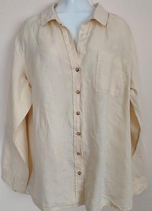 Ляна сорочка блуза  linen by f&f