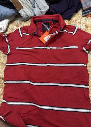 Футболка з воротом super dry оригінал.