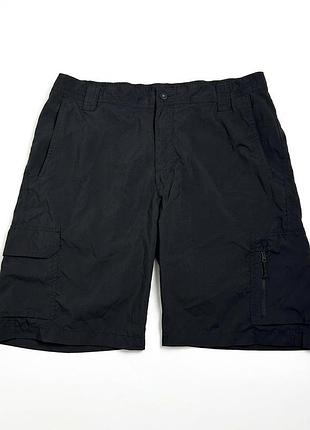 Columbia silver ridge utility mens cargo short size 38 black чорні чоловічі карго шорти мужские размер л/хл шорты треккинговые