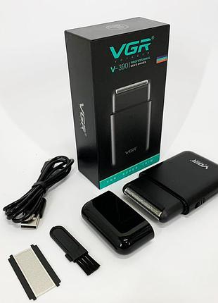 Електробритва для бороды vgr v-390, портативная бритва, универсальный аккумуляторный триммер для бороды ow-33