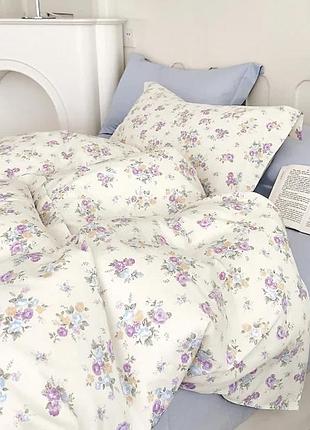 Комплект постільної білизни viluta сімейний satin twill 811 100% бавовна