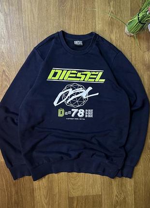 Світшот diesel big logo/дізель велике лого