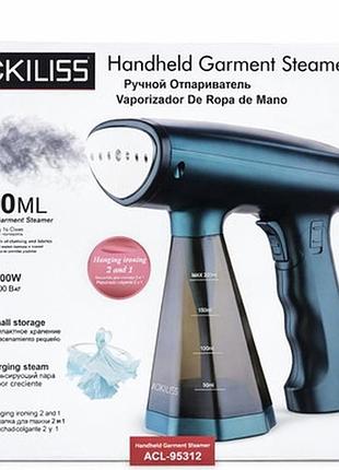 Отпариватель ручной ackiliss acl 95312, 1600 вт, резервуар 200 мл, с насадкой