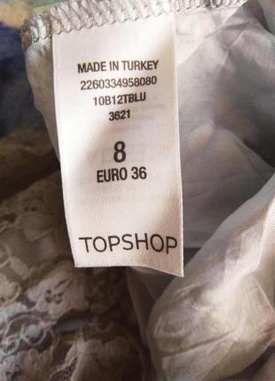 Сукня гіпюрову topshop туреччина, xs-s4 фото