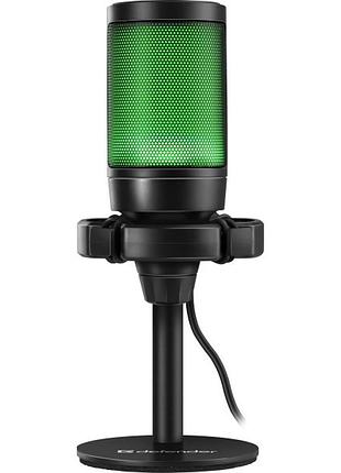 Микрофон defender impulse gmc 600 usb конденсаторный с rgb подсветкой, кабель 1,7м
