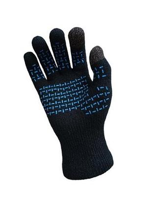 Рукавички водонепроникні dexshell ultralite gloves xl black-blue, dg368ts20xl