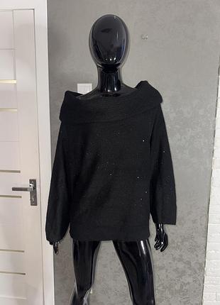 Кофта декорована паєтками f&f, xxl-xxxl 52-54р