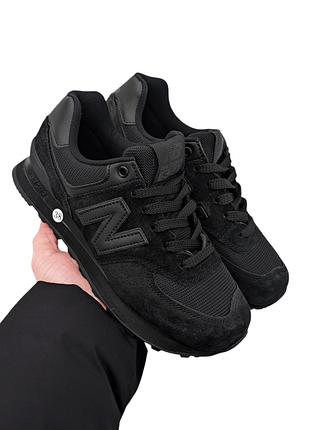 Мужские кроссовки new balance 574 черные