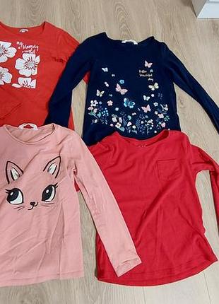 Кофта реглан, набор комплект лот кофтинок для девочки hm h&amp;m и подарок 2