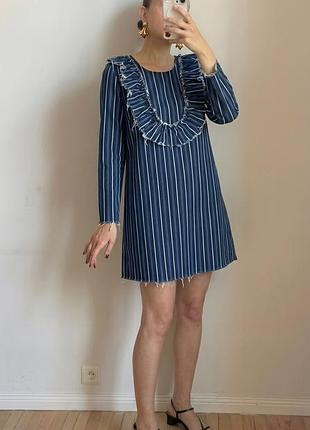 Платье zara denim