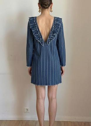 Платье zara denim 2