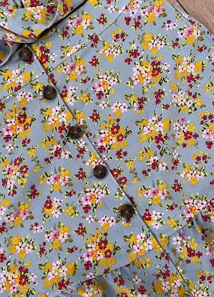 Спідниця topshop tall у квітковий принт, розмір m (eur 38) 2
