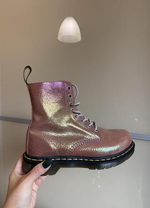 Dr. martens 1460 pascal с змеиной текстурой