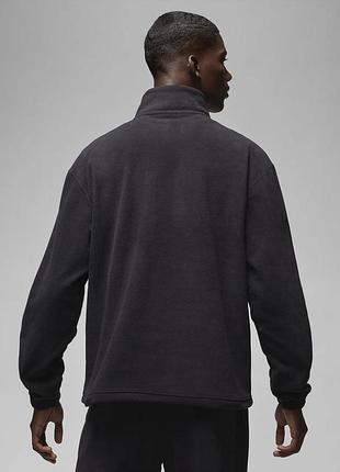 Кофта чоловіча|air jordan essentials winterized fleece half-zip black|fd7863-010 2