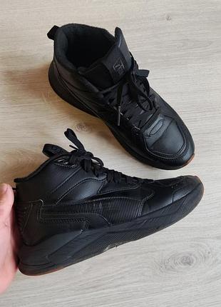 Кроссовки черного цвета размер 39 демисезон осень весна puma x ray lite pro средней высоты