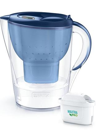 Фильтр кувшин brita marella memo mxpro синий 3,5 л 2 л очищенной воды с фильтр картриджем (1052778)