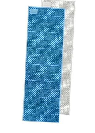 Килимок складаний ixpe naturehike cnk2450ws044, алюмінієва плівка, 195x60х1,8 см, синій