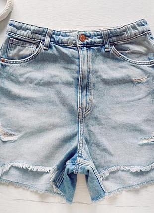 14 років, зріст 170 джинсові шорти для дівчинки  h&m (эйч энд эм)  артикул 26995