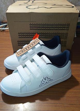 Белые кроссовки карра maresas 2 velcro кожаные кроссовки kappa
