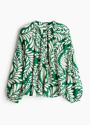 Блуза в принт h&amp;m