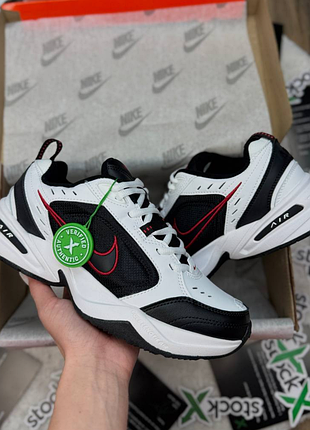 Air monarch white / black