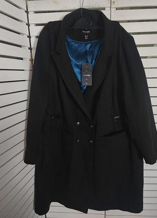 Uk28 tailored новое двубортное пальто