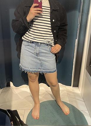 Спідниця h&m міні джинсова