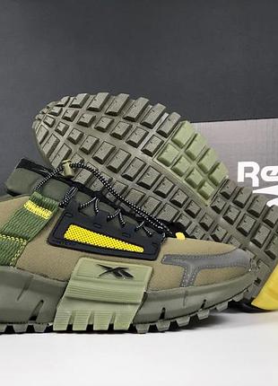 Осенние унисекс кроссовки reebok zig kinetica edge
