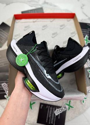 Air zoom alphafly 2 black white  36-45