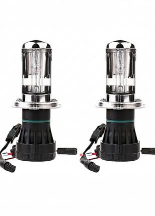 Комплект биксеноновых ламп (2 шт) h4 35w ea light x 6000k (ближний+дальний свет, холодный белый)