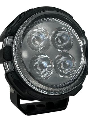 Led фара w3120 s дальний 20w (ø81х47 мм) 1500lm круг