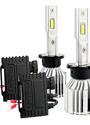 Led лампи d3s ea light x pl 8000lm 5000k 12-24v 2 шт