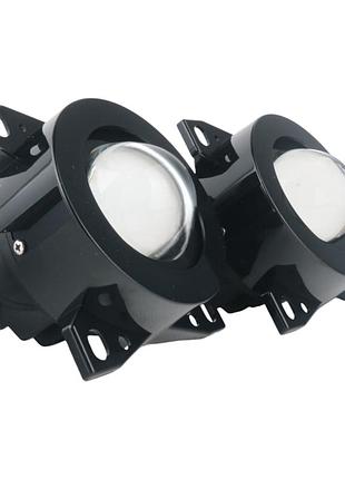 Led протитуманні фари daf xf 105 / xf 95 / renault / toyota 60w лінзовані птф light x комплект