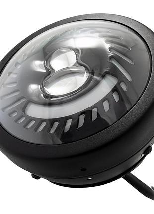 Светодиодная мотофара 5.7" 40w ближний/дальний свет 3700k/5500k с белым габаритом и оранжевым поворотом