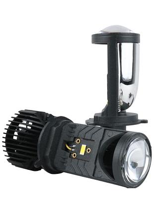 Мини-линзы h4 bi-led ea light x y6 8000lm 5000k (теплый белый, четкая стг, 2 шт)