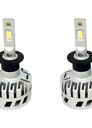 Светодиодные лампы h3 ea light x s6 8000lm 5000к csp 12-24v 2 шт