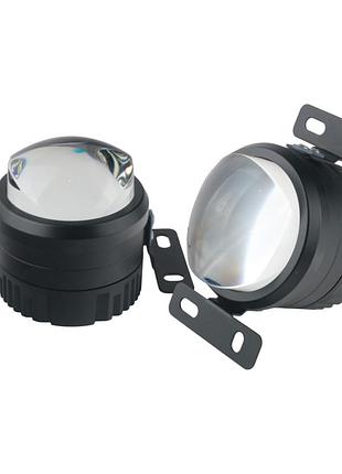 Комплект bi-led лінз птф ea light x n90 3.0" жовте світло 5000k (12-24v, 2 шт.)