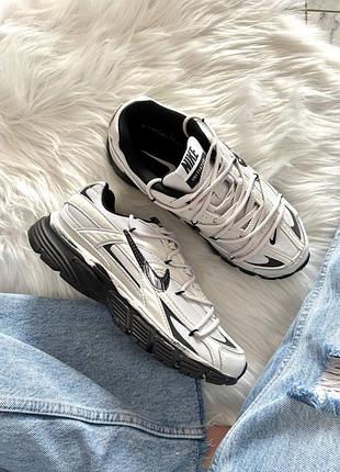Стильные кроссовки nike initiator custom laces grey black
