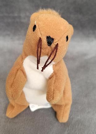 Вінтажна колекційна  іграшка білочка ty & mcdonald's nuts the squirrel teenie beanie babies 1993