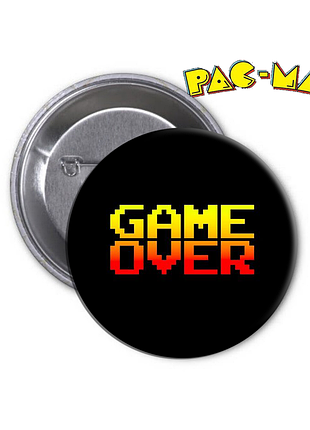 Значок pac man | пак мен 04