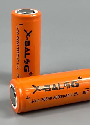 Акумулятор 26650 li-ion. реальна ємність 3500 mah.1шт.