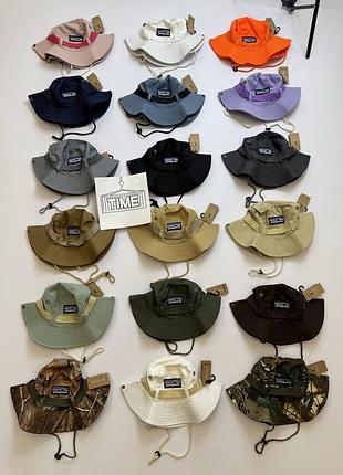 Patagonia панама с утяжкой / патагония панамка / патагония шляпа на утяжках gorpcore style cap hat