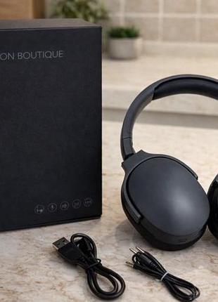 Бездротові bluetooth навушники wireless over-ear з мікрофоном та кабелем зарядки