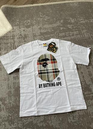Футболка bape x burberry