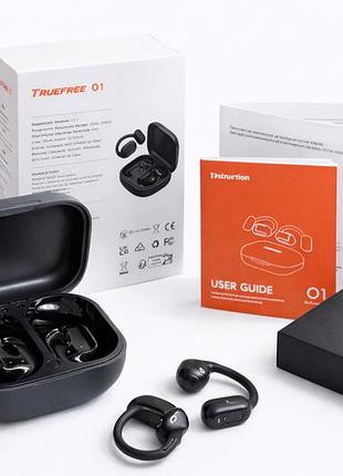 Наушники truefree o1 bluetooth 5.3 спортивные с крючком tws