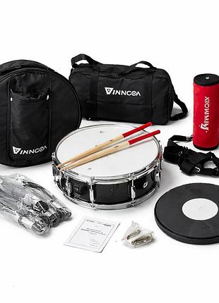 Набір малого барабана vangoa snare drum set 14” з підставкою та аксесуарами