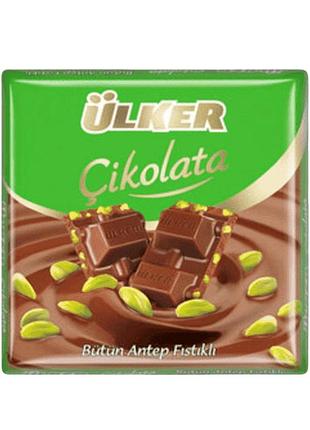 Шоколад з фісташками ülker 65 г
