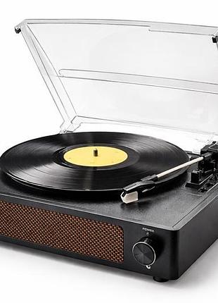 Програвач вінілових платівок turntable record player з колонками
