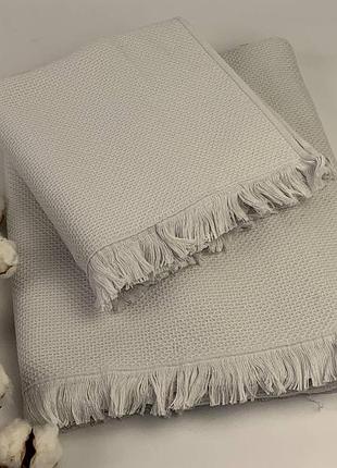 Набір рушників pupilla 2шт bernini light grey